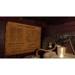 Wards Airline Radio 1950s S4-983